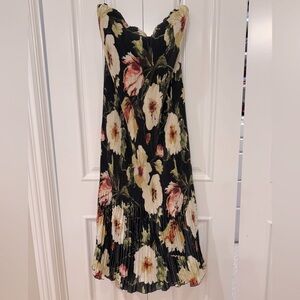 Abercrombie & Fitch Giselle Pleat Release Midi Dress